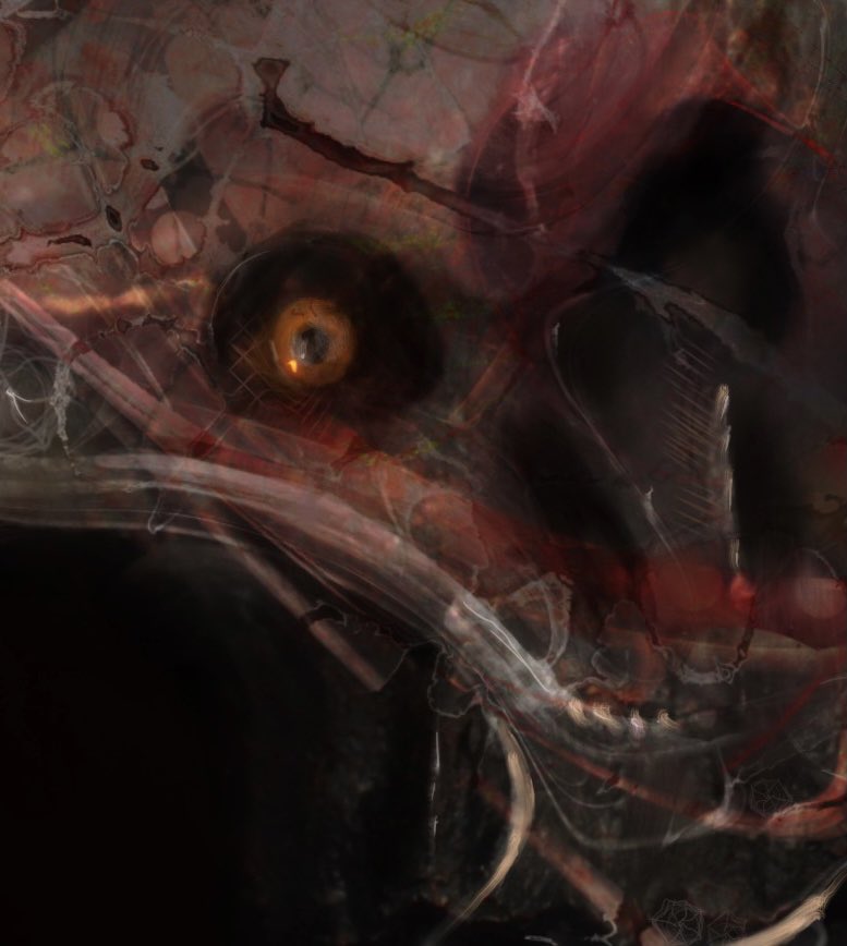 sonja_joy_'s tweet image. CLOSEUP! I’m super super excited to mint this at 13:00pst (and b&amp;amp;w). 

When I was a teen I daydreamed about making art for heavy metals bands (I know, common fantasy). I kinda feel like I get to do that now. ☠️🖤☠️🤘🏻🤘🏻

#nftart #NFTCommunity #nftdrop #opensea #darkart