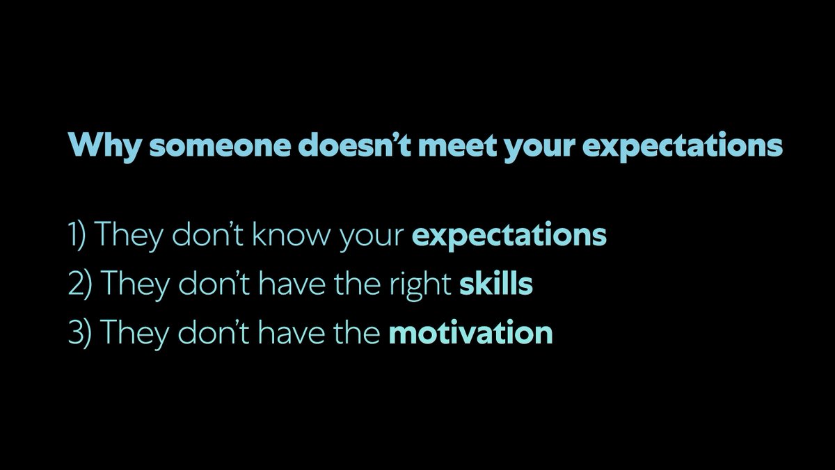 joulee's tweet photo. Is a team member underperforming? 

What can you do to turn it around?

First you have to understand why they aren't meeting your expectations. 

There are only 3 reasons why. https://t.co/WbhZBGQXa3