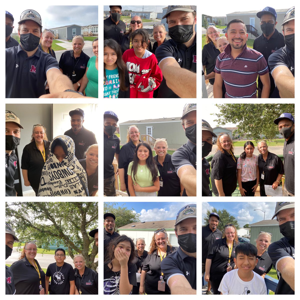 Out here connecting with our families on a community walk! #OTTM #DeckerPride #scholarsfirst <a href="/Principal_Swain/">Dayna Swain</a> <a href="/ManorISD/">Manor ISD</a>