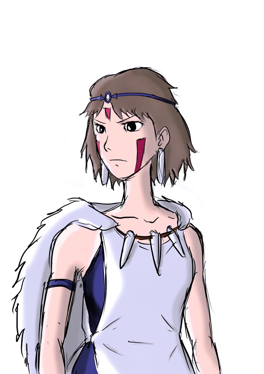 もののけ姫 サン の感情分析 Nyakone