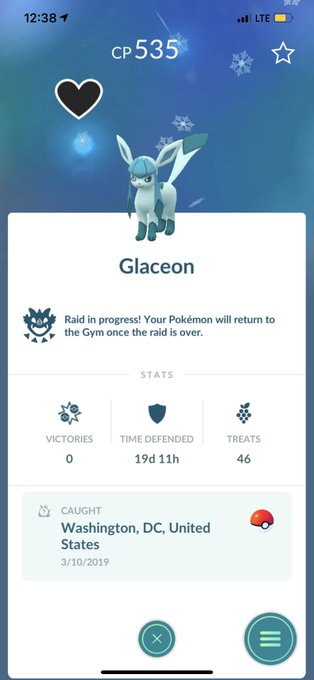 This Glaceon is OP as fuck #pokemongo https://t.co/w2c2iArqaM<a href="/tag/pokemongo"class="tags">#pokemongo</a>