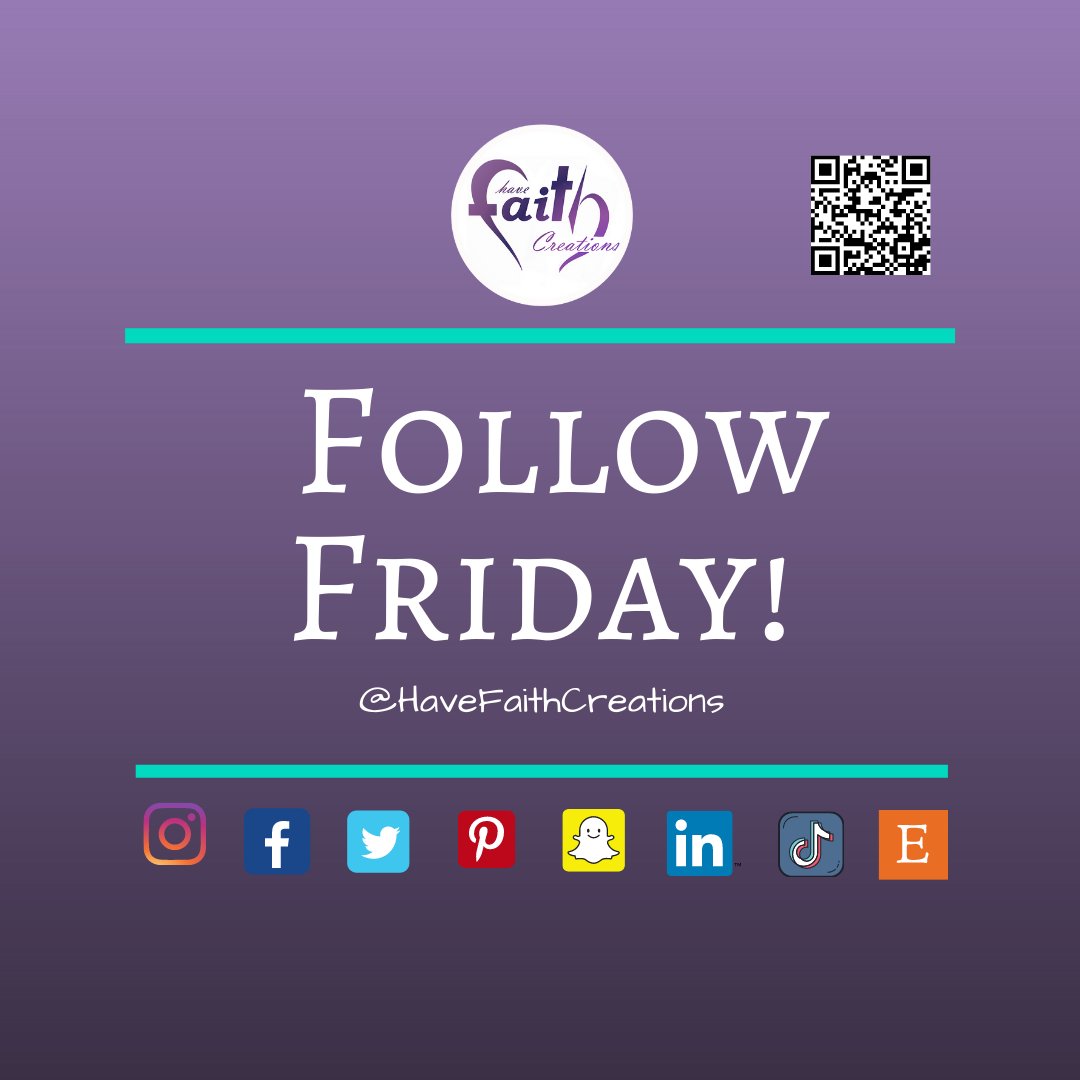 HaveFaithCreate's tweet photo. Follow Friday 🔄 
Shop at https://t.co/k4b7JrhrvB
#havefaithcreations #smallbusiness #FaithfullyCreativelyYours #followfriday https://t.co/Kwjr6z3JQA