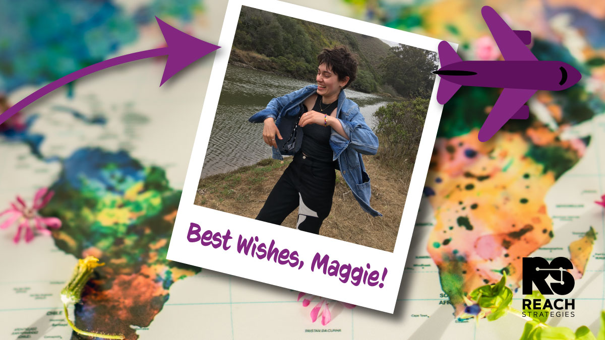 It’s a sad day for REACH - our Comms Specialist Maggie is moving on to a teaching program in Japan. Wish them luck on their new adventure! #FinalFashionFriday