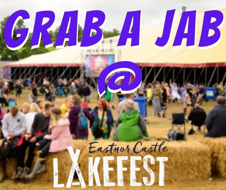 ‼️ GRAB A JAB ‼️ The NHS is at <a href="/lakefestuk/">Lakefest</a> 🎪🎶  this weekend offering the Covid-19 Pfizer vaccine to anyone 16+, no need to book, just head over to their tent and #GrabAJab Saturday and Sunday 11am-6pm orlo.uk/iLoeb
#lakefest #eastnorcastle #herefordshire #Ledbury