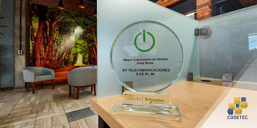 codetec_mx's tweet photo. En #CODETEC tenemos el compromiso de asegurar la continuidad de las operaciones de nuestros clientes, es por ello que trabajamos con fabricantes líderes en #TI
¡Muchas gracias a #SchneiderElectric por este reconocimiento y a nuestro gran equipo de trabajo!
#Telecomunicaciones https://t.co/3lZqePM1ka