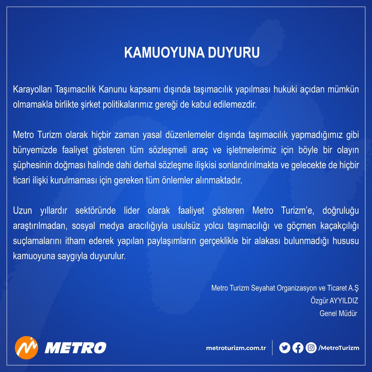 #MetroTurizm