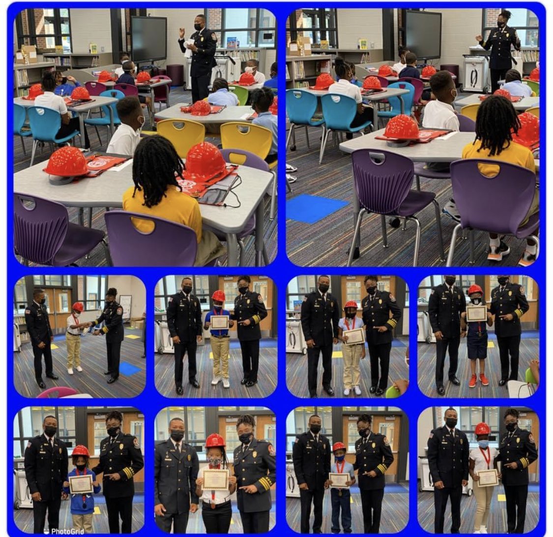 JohnRLewisElem1's tweet photo. Happy Friday!!! Itβs a great day to be a Panther! This week we had eleven 5th graders to take oath as Jr. Fire Marshals! Special thanks to Chief Thomas, Sgt. Webb, and Sgt. Harris of the Bibb County Fire Department.
#LeadLikeLewis #WeLeadDifferent https://t.co/qu5ipo5MD1