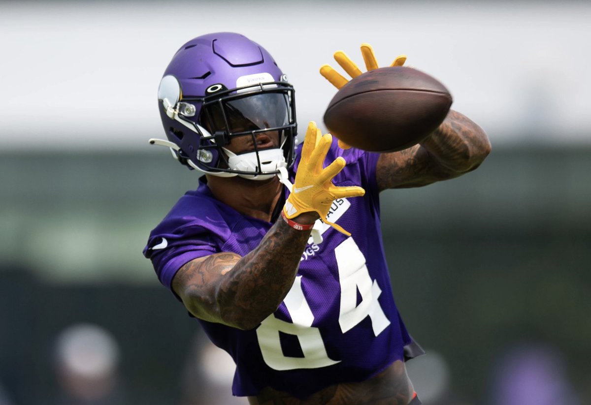 'I feel like I have the ability and a chance to also be counted up with those guys.” — @swervinirvin_ went to TE U this summer with guys like Kelce and Kittle. Based on his performance in camp, it wouldn’t be a surprise if Irv joined their ranks. #SKOL vikings.com/news/irv-smith…