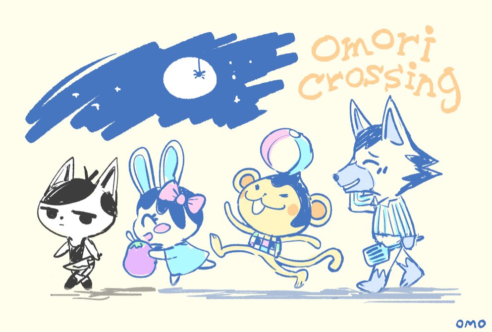 .@OMORI_GAME doodles from drawing prompts the team and i did together during production 