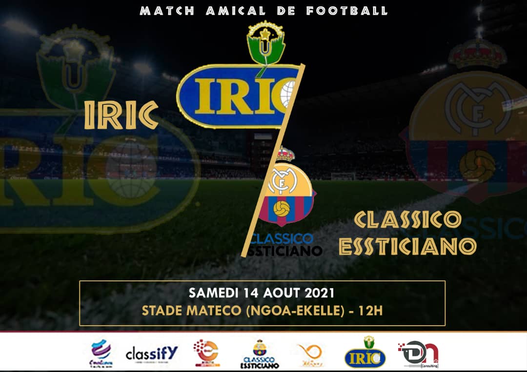 essticien's tweet photo. 🚨COMMUNIQUE🚨

Le groupe du Classico Essticieno se livrera demain pour un match amical contre les étudiants de #IRIC, au stade Mateco de Ngoa Ekele dès 12h00. La présence de tous est vivement souhaitée. 

NB : Chacun sympathisant avec le maillot de sa communauté.

#ClassicoE https://t.co/N5YeI4KkWI