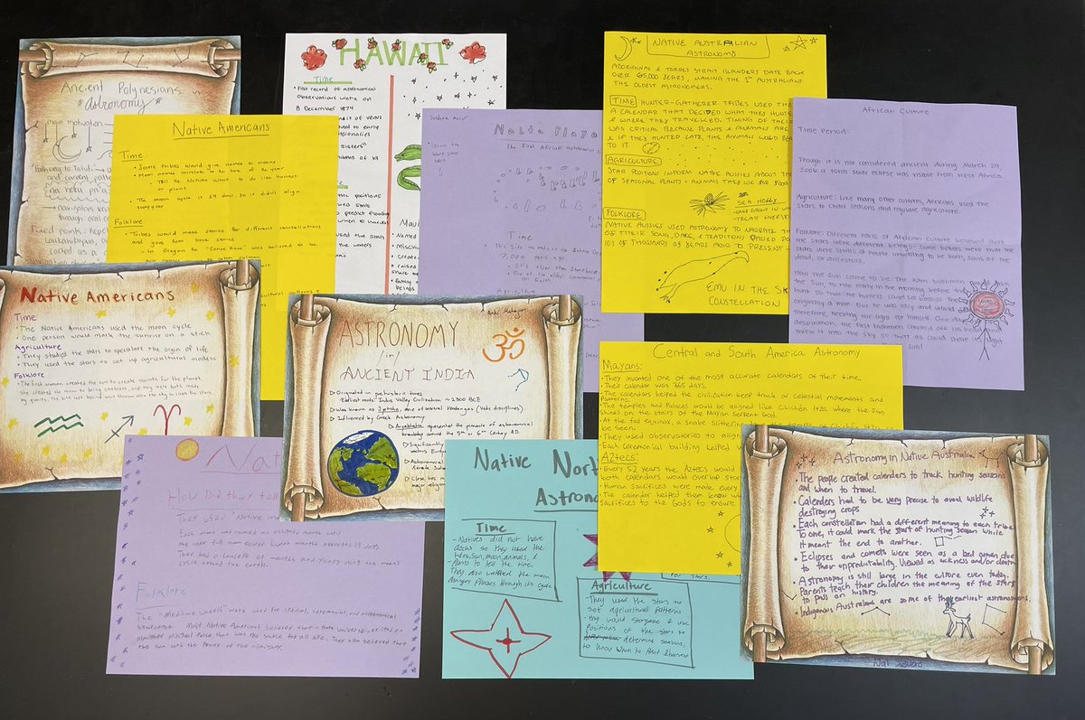 A great ending to the first week of school <a href="/FCS_JCHS/">Johns Creek High</a> with snapshots of how ancient cultures utilized astronomy!