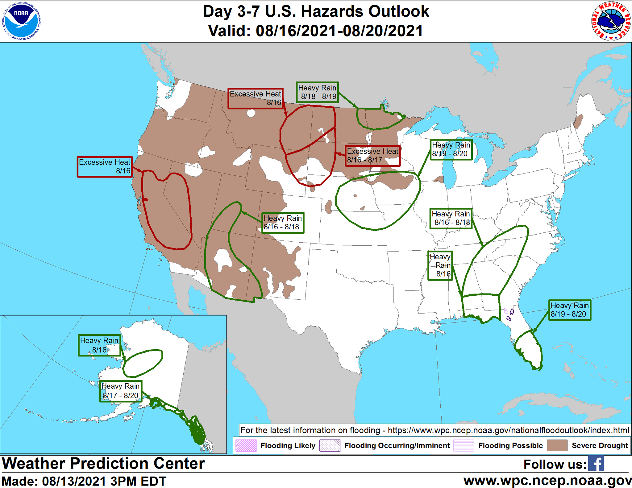 Nws Impact Risk NWS Weather Prediction Center on Twitter: