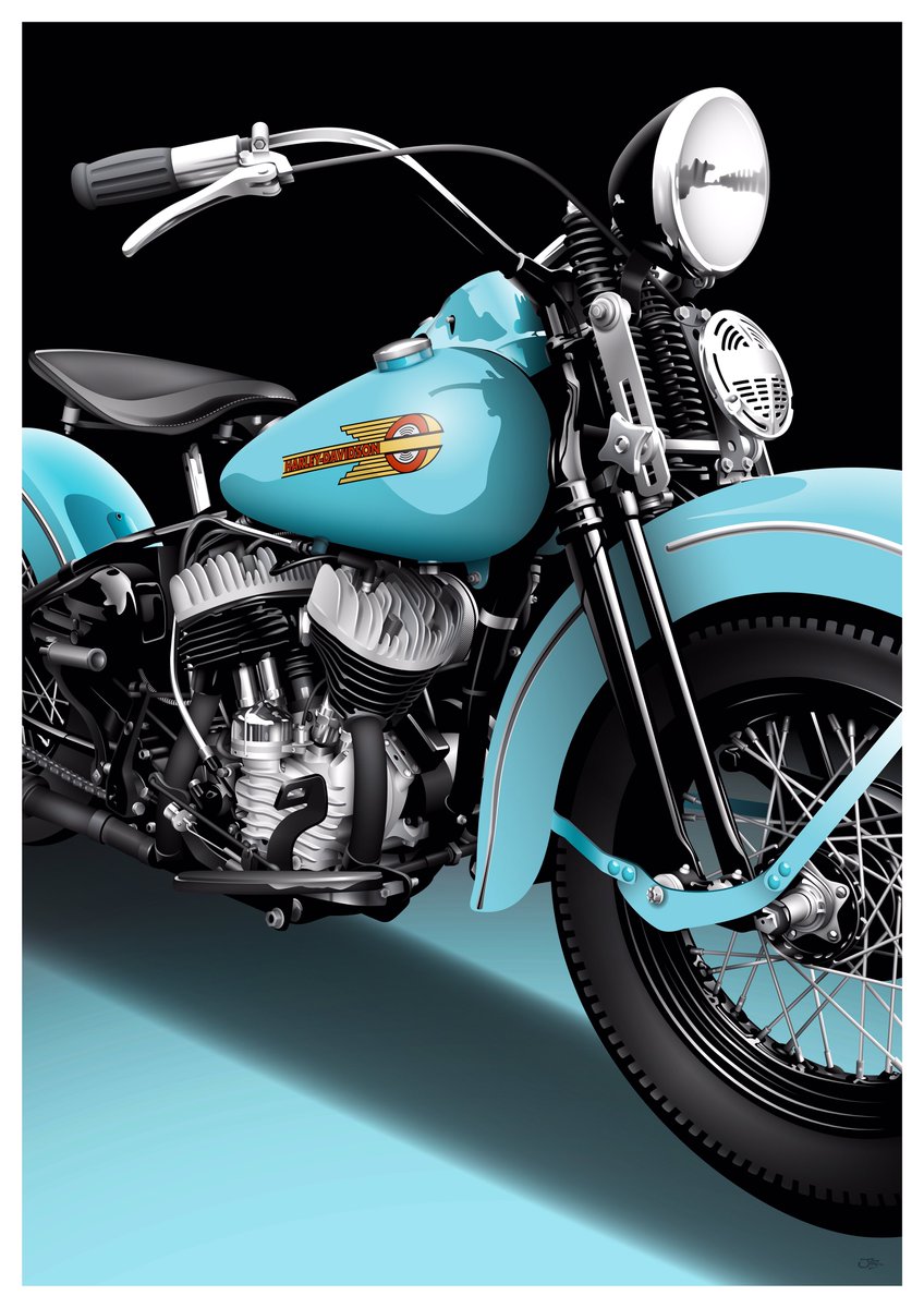 jezdrawspicture's tweet photo. Looks like I’m still in time for #Flathead #Friday here’s a couple of versions of the #harleydavidson #WL the daddy of the #ModelK the #XL the #Sportster and the mighty #XR750 special thanks to https://t.co/6EZXL8b76v for their support https://t.co/issiyeT4DV