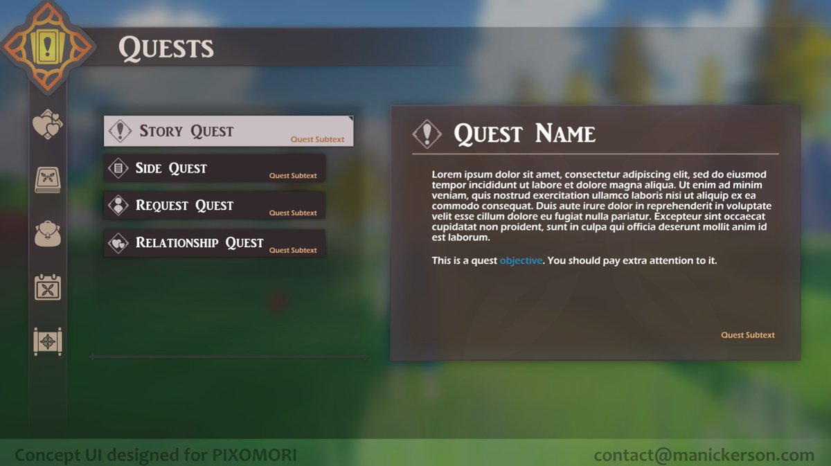 pixomori's tweet photo. We've been a little silent, but are excited to share what we've been up to! 

We've been redesigning the UI to better fit the art direction of game. 

See more here: https://t.co/KOurVI68Cm

#indiedev #indiegame #gamedev #gameart #UE4 #madewithunreal #rpg #screenshotsaturday #UI https://t.co/uTWuurZdok