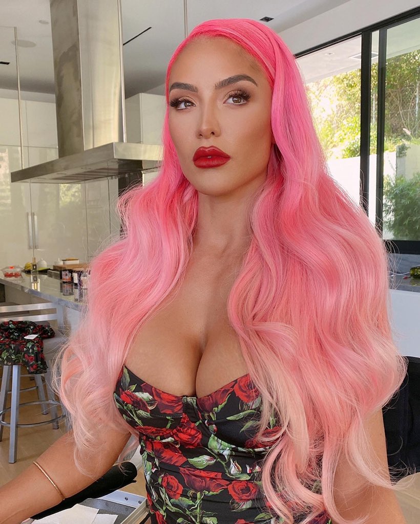 WWE Star Eva Marie Continues To Bring Pink Power In Stunning Photos 1