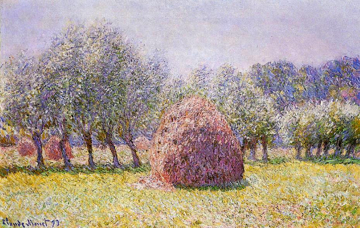 Haystack, 1865 #monet #impressionism