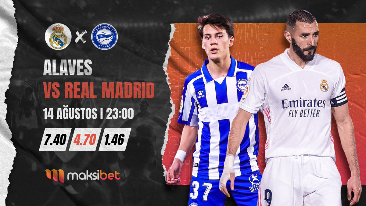 MaksibetGiris's tweet photo. ⚽️Alaves &amp; Real Madrid  23:00

📺https://t.co/xh4lOg72Wb
📳https://t.co/mXq6Pbfwx5

🎁 Kazandıran Link : https://t.co/tsNPkdUbty https://t.co/zVR5emNvz9