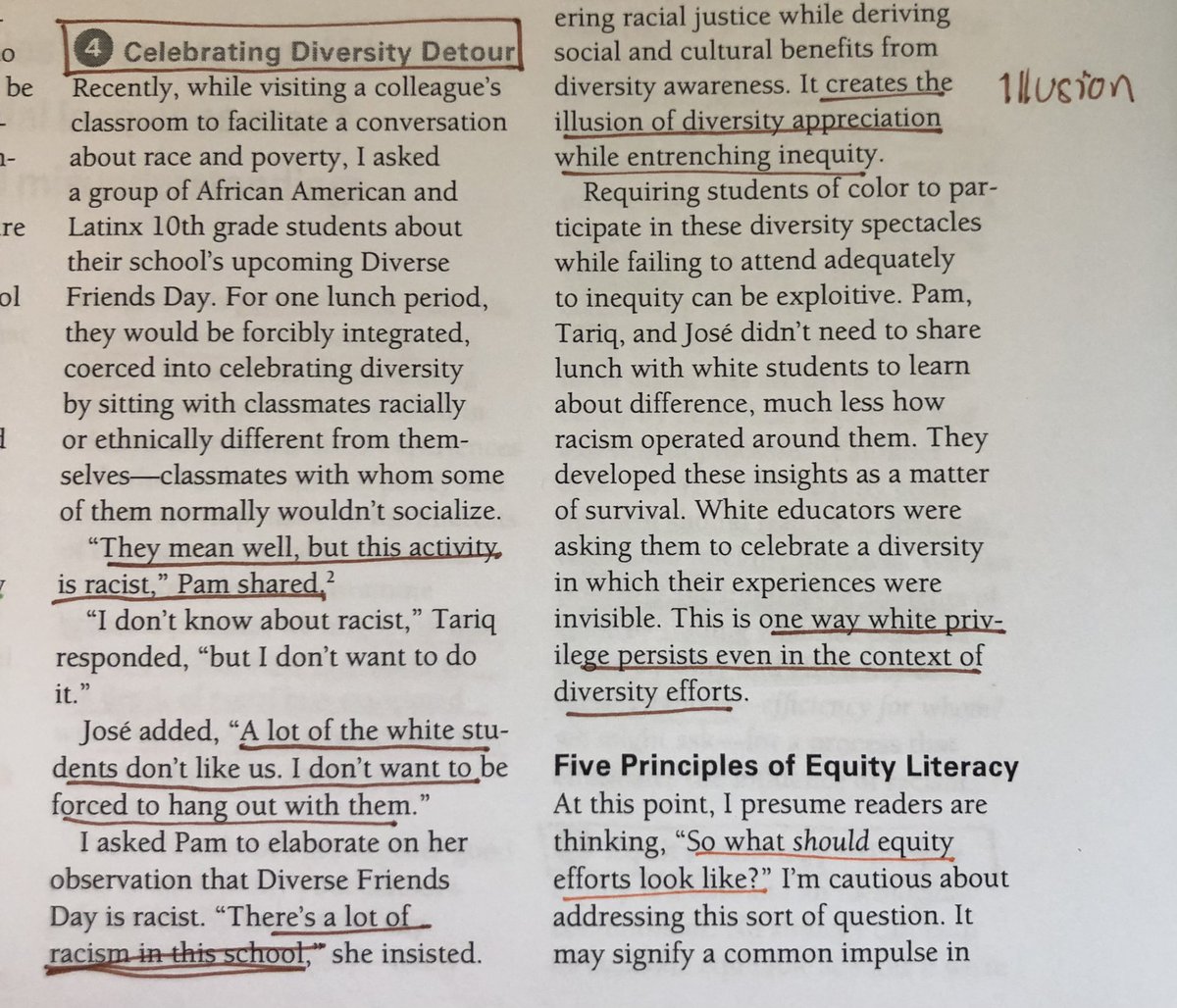 GoslinK123's tweet photo. Reading -Avoiding Racial Equity Detours by @pgorski
βWe cannot fix a problem we refuse to name.β
#EquityInEd #EquityInMath #AntiRacism #schoolCulture #EquityDetours #MTH1W #LDSB https://t.co/rYjNYZCTQ5