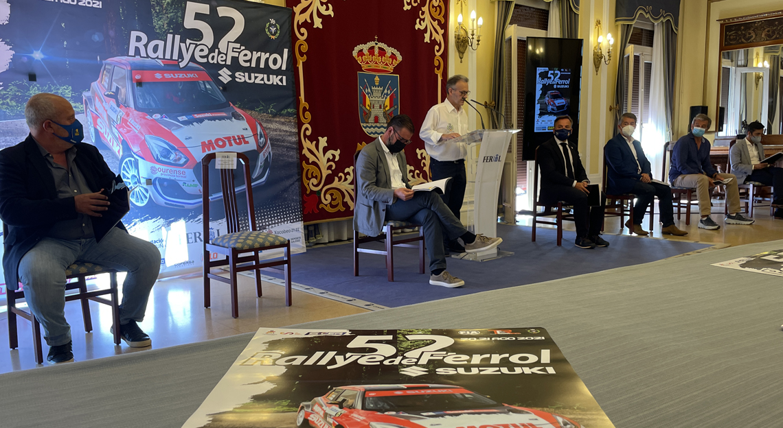 El <a href="/ConcelloFerrol/">Concello Ferrol</a> acogió esta mañana la presentación del 52 Rallye de Ferrol-Suzuki, que contará con más de 60 participantes 

Para más información👇👇
rallyeferrol.com/2021/08/13/el-…