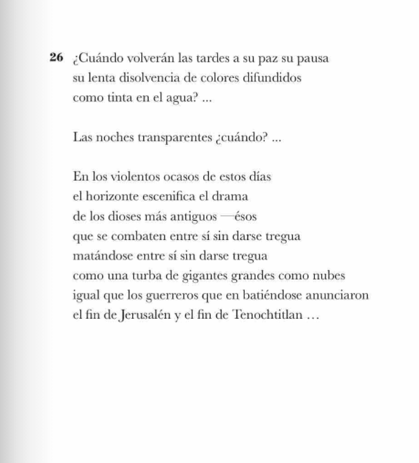 «Al quinto sol», de Francisco Segovia, es un poema de largo aliento sobre la violencia, construido a partir de referencias prehispánicas.

Se puede leer en nuestra página: bit.ly/3COHNwT

También se puede escuchar de su voz en <a href="/descargacultura/">Descarga Cultura.UNAM</a>: bit.ly/3AxuCP8