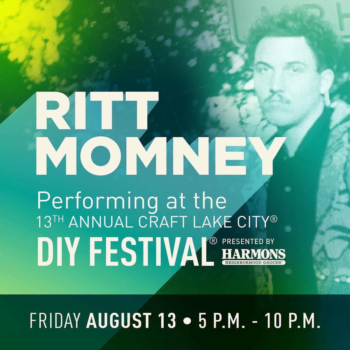 craftlakecity's tweet photo. Raise your hand if you’re excited to see @rittmomney perform tonight at the DIY Festival! 🙋‍♀️🙋🙋‍♂️

We still have a few @harmonsgrocery VIP Lounge tickets left which include priority seating and a meet and greet with Ritt Momney. Purchase advance tickets at https://t.co/XL3I1nQwX5 https://t.co/0lYvwawMrW