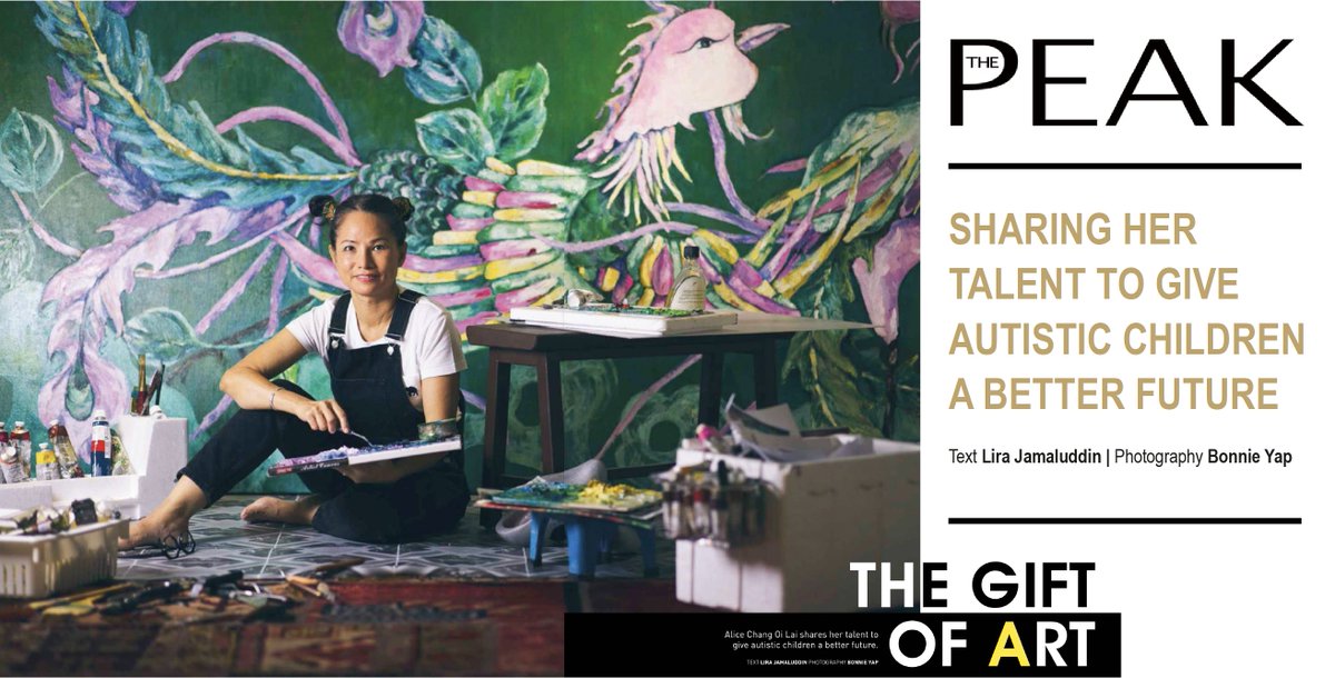 IM GROUP’S FOUNDATION CHAIR SHARES HER TALENT TO GIVE AUTISTIC CHILDREN BETTER FUTURE 
Read IM GROUP's Foundation chair, Alice Guerra's interview by Malaysia’s THE PEAK on how her art therapy empowers autistic children “…to earn a living"
#IMGROUP #CSR
pressreader.com/malaysia/the-p…