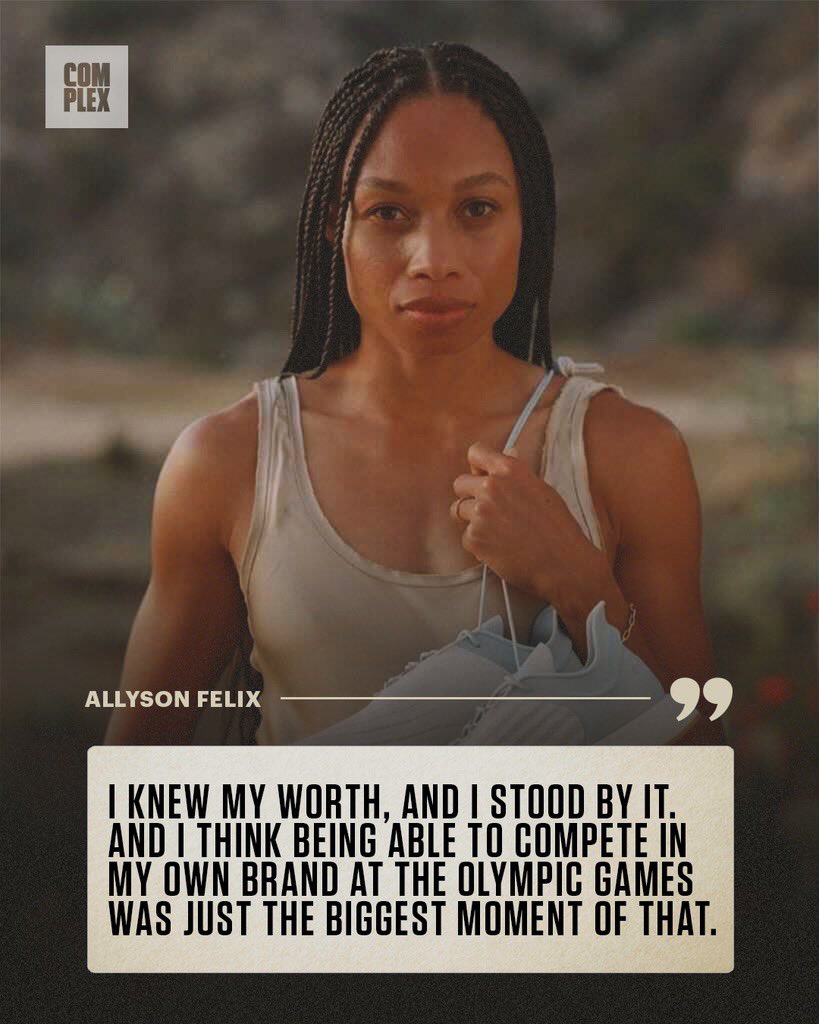 ComplexSneakers's tweet image. We caught up with the icon @allysonfelix to talk about her historic Olympic run and competing in her own footwear brand 

bit.ly/37HB3mo