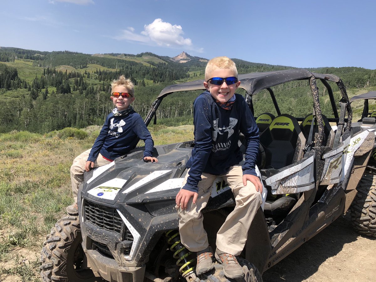 STCschool1's tweet photo. Lucas and Colin enjoyed off-roading, hiking, and seeing the sights in Colorado! Enjoy the rest of your summer Laskowski Family! #stcfamily 💙 #summerbreak2021 ☀️ https://t.co/CD0STbNP35