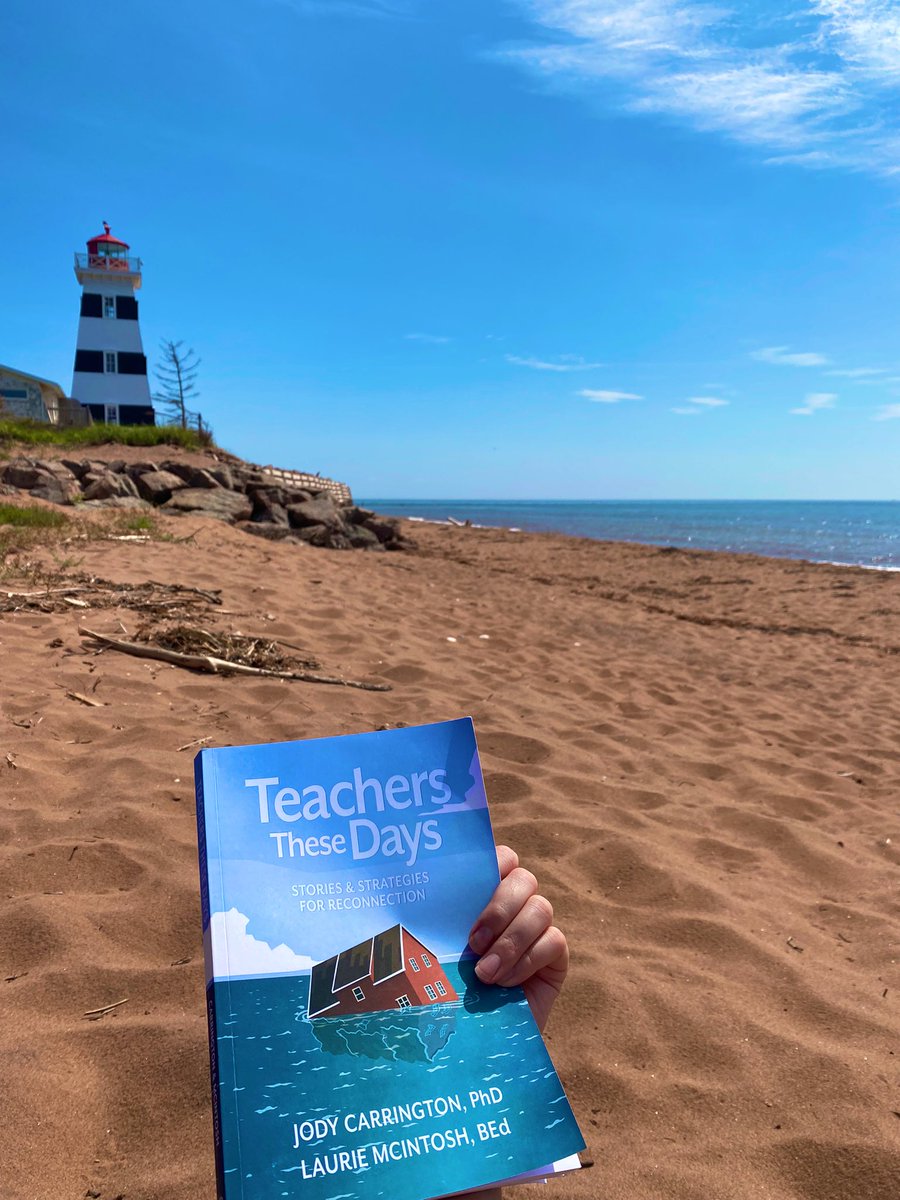 nxkimb's tweet photo. Now this is my kind of PD Day✅ @DrJCarrington #teachersthesedays #lauriemcintosh #teachers #educators #westpointlighthouse #pei #beachday #growth https://t.co/e4YmIJjE50