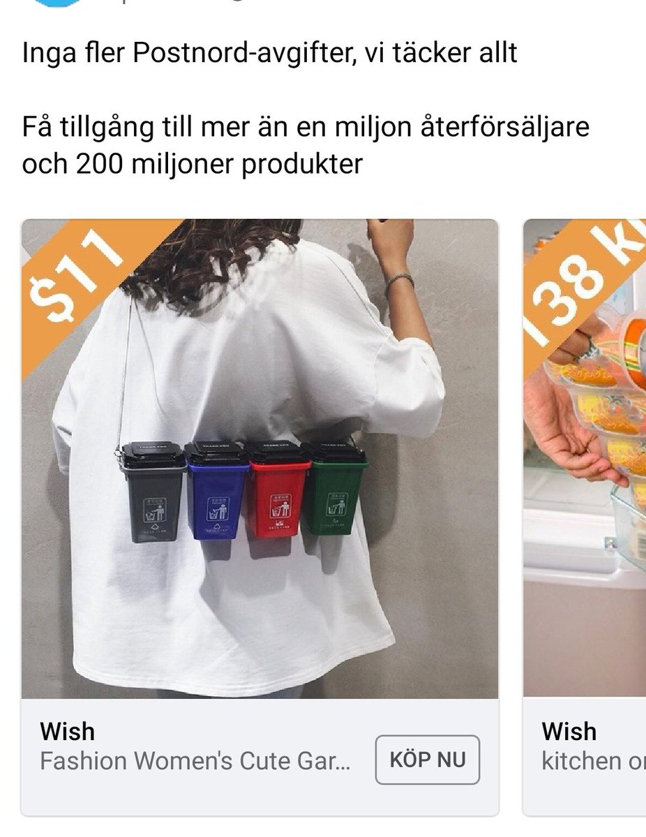 Ofta man vill bära sitt ex som väska