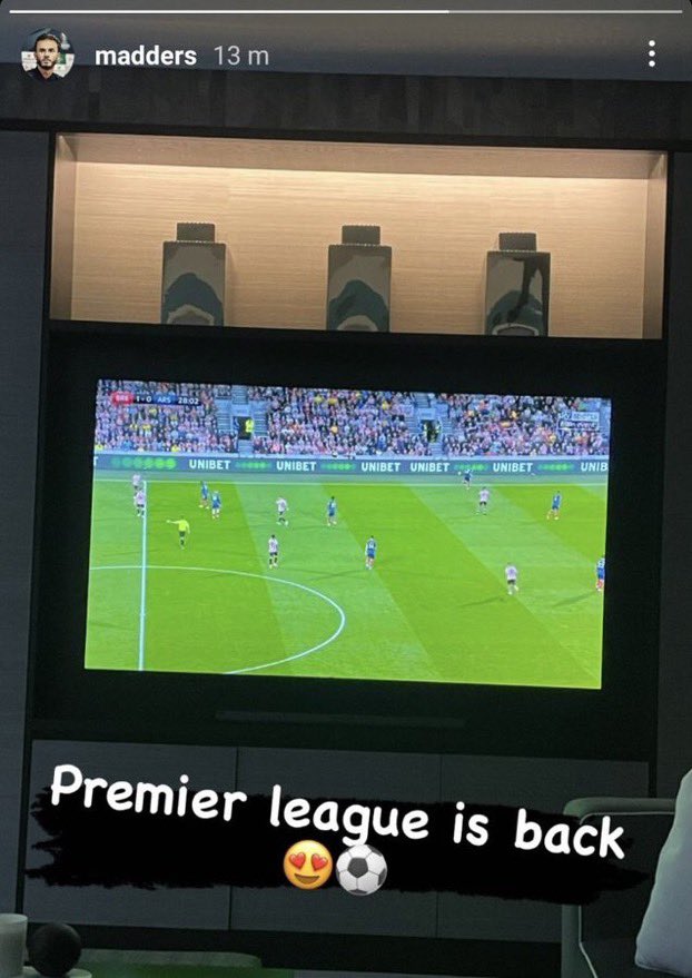 Arsenal fans: “James Maddison is coming to Arsenal.”

Maddison as soon as Arsenal go 1-0 down to Brentford: