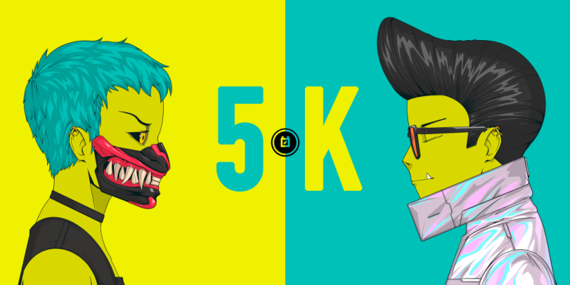 0n1Force's tweet photo. 5K Followers on Twitter!!! 🤎 AND ONLY 1 WEEK LEFT TIL @0n1Force IS LIVE!!! Thank you, EVERYONE!!! For your continued support on Twitter and in Discord! ➡️ https://t.co/Nsx8vYogZ9 ⬅️We Love you all! #0N1Force #NFTCommunity https://t.co/ubZU3QjXKq