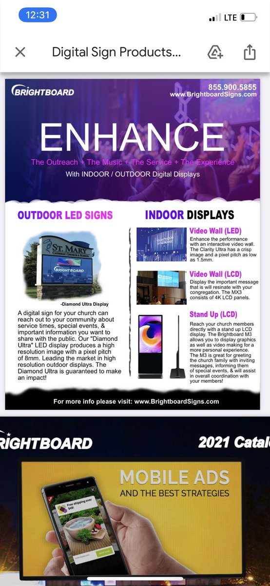 Brightboardsign's tweet image. LED Signs and Digital Displays at a 15% discount to churches!