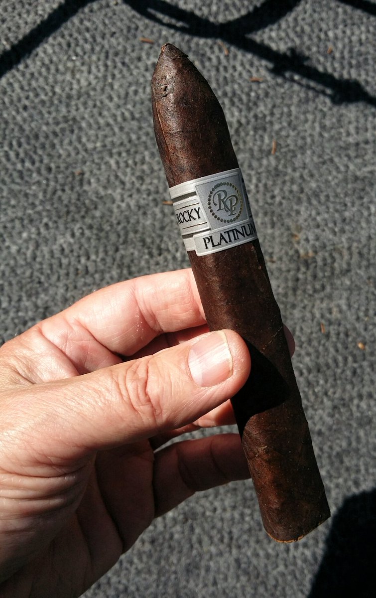 Today Rocky Patel Platinum cigar