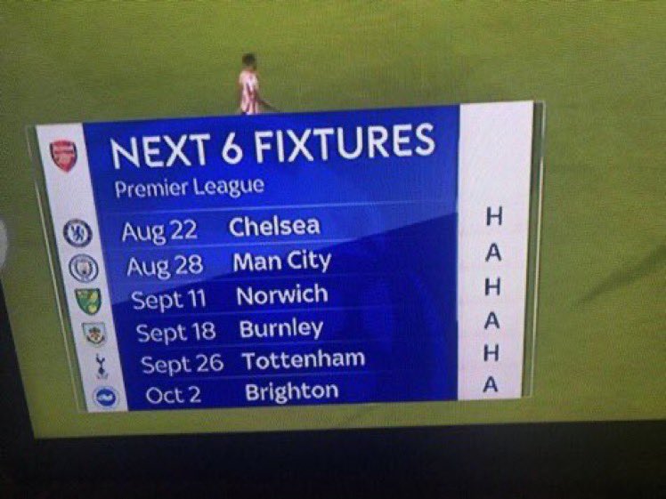 tobz_f's tweet image. Arsenal are so bad that even their fixtures are laughing at them😭😭😭