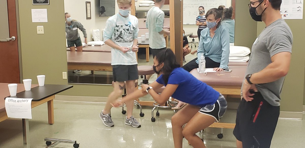Orientation for our newest class of doctoral physical therapy students had a fun twist today with Academic House Office Olympics. Welcome Class of 2024!

<a href="/uamschp/">UAMS College of Health Professions</a>