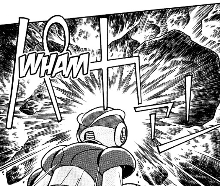 “I knew you were going to do that, that's why I changed to my light armor's helmet, which can stand solid rock as if it was nothing.”

“Suplex me all you want, it won't even hurt!”