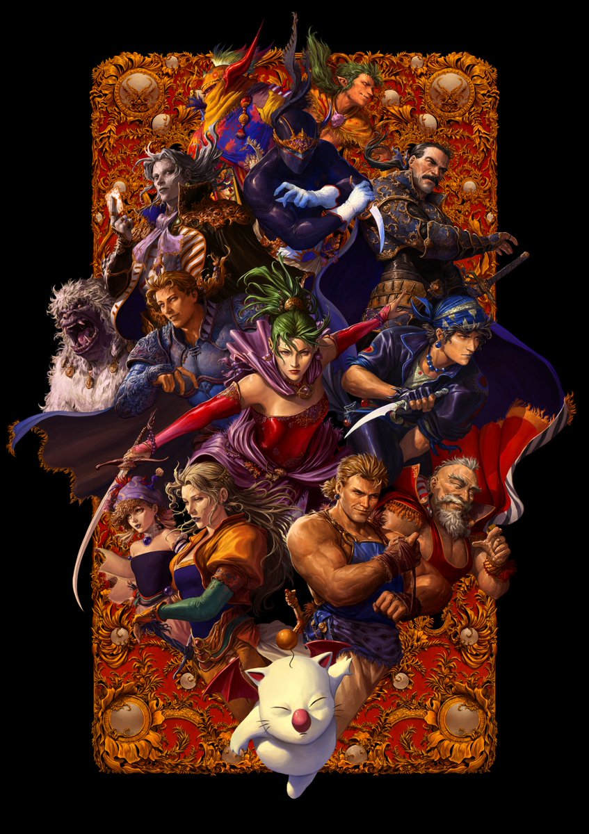 DaveRapoza's tweet photo. Final Fantasy 6 prints available - link below! https://t.co/p8lscaSOJh