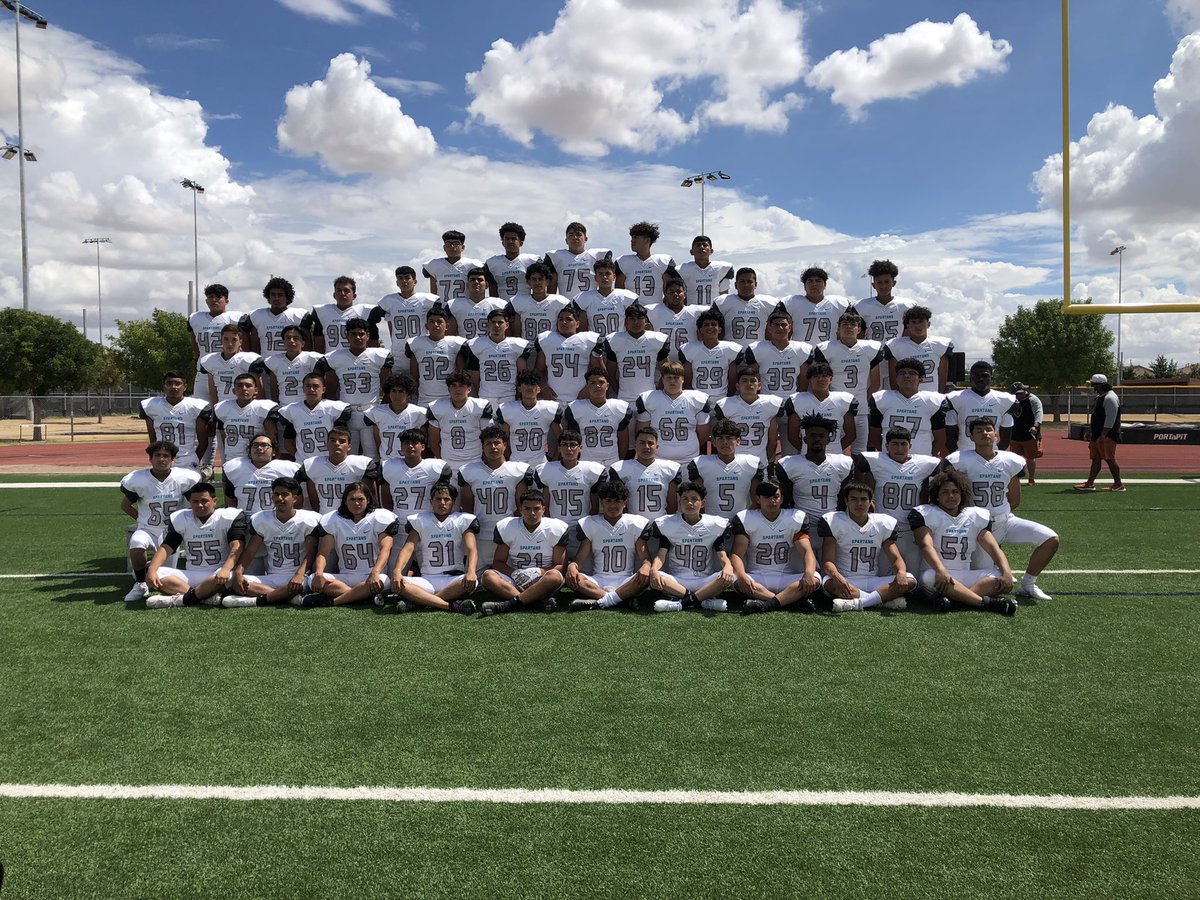 2021 Spartan JV football squad #RISE