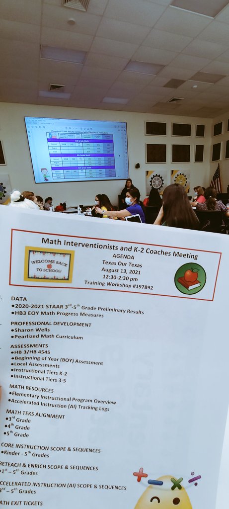 MrsTGonzalez's tweet photo. Our Math Department @McAllenISD giving us the necessary tools for a successful school year. @verodrigu @scholarpride @Ms_Rector #Collab21 #teamwork π€ββββπ€ https://t.co/8ZY15Pc54d