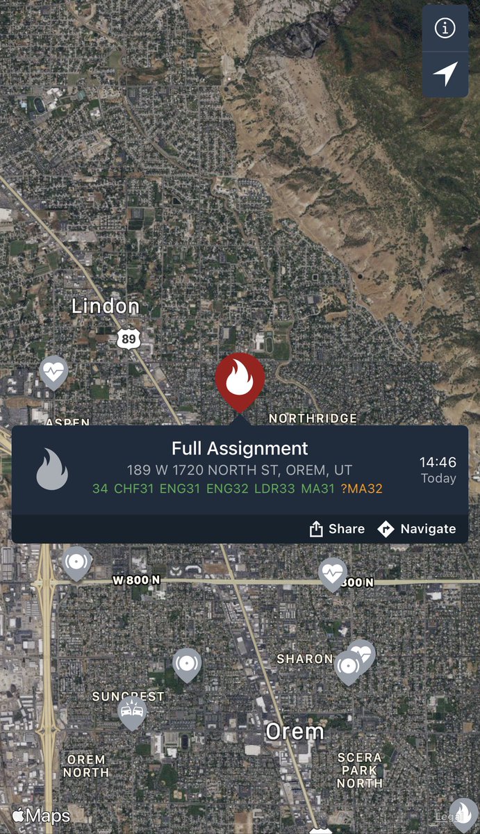 SLCScanner's tweet photo. #Breaking #OremFire 189 W 1720 N. #Fire #Police arrived to a #HouseFire. They advised 2 homes possibly involved but not confirmed. A #2ndAlarm was also dispatched. PD evacuated surrounding houses. Crews are on fire attack and this is a #WorkingHouseFire https://t.co/BatgLwOKrh