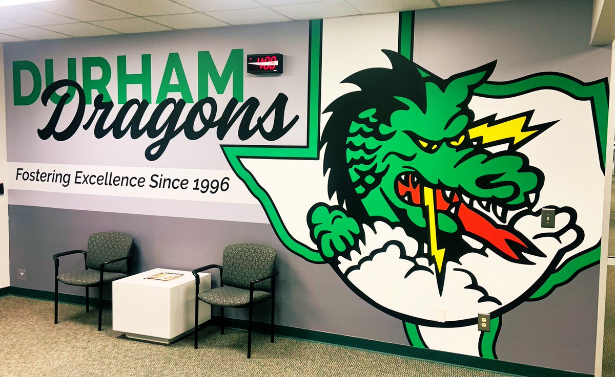 Check out the new @DonDurhamSLC front office! #DISDragons