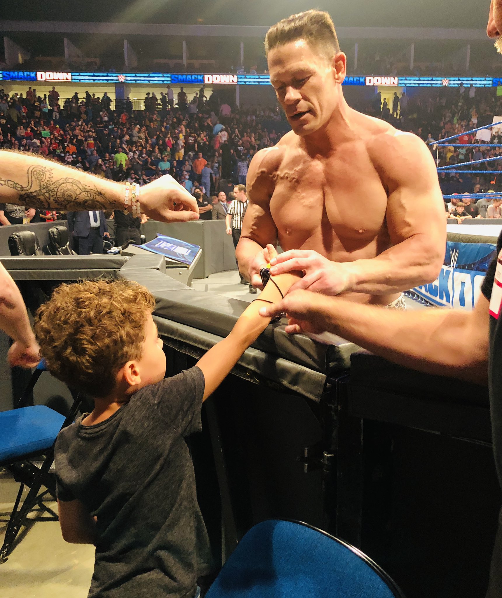 John Cena Wrestles In A Match After WWE Smackdown Goes Off The Air 2