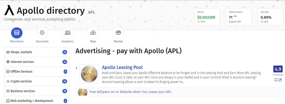 CryptoFredAPL's tweet photo. Apollo Leasing Pool #1 in The Apollo Directory

#ApolloLeasingPool https://t.co/Q8nn2yB3MN