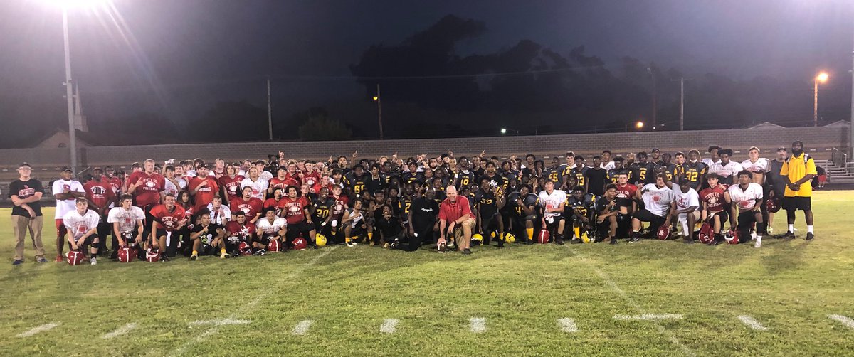 cards_football's tweet photo. From our town to your town! We support the naming of Central Stadium after Coach Scroggins. I love this annual scrimmage as much as anything we do. @kyhighs @JCPSKY @HLpreps @JCPSSuper https://t.co/WL6nc276LD