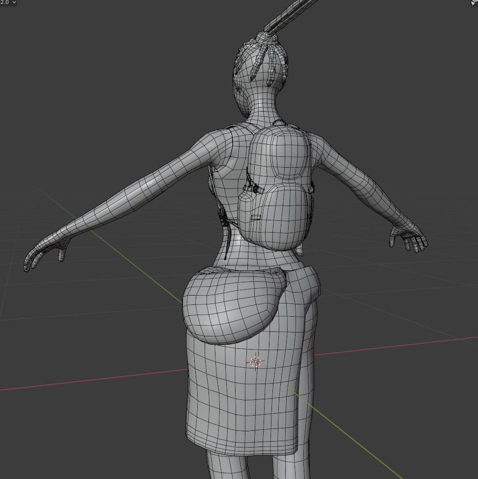 JohncIsm's tweet photo. Just about finished with #retopologizing this character. I still have a weapon to work on. So far so good. I have a couple of worries that may come up later but, I'll problem solve when I get there, Lol.

#characterdesign #cgmodel #digitalart #Blender3d #Topology #3Dmodeling #art https://t.co/psRs6gwA7X