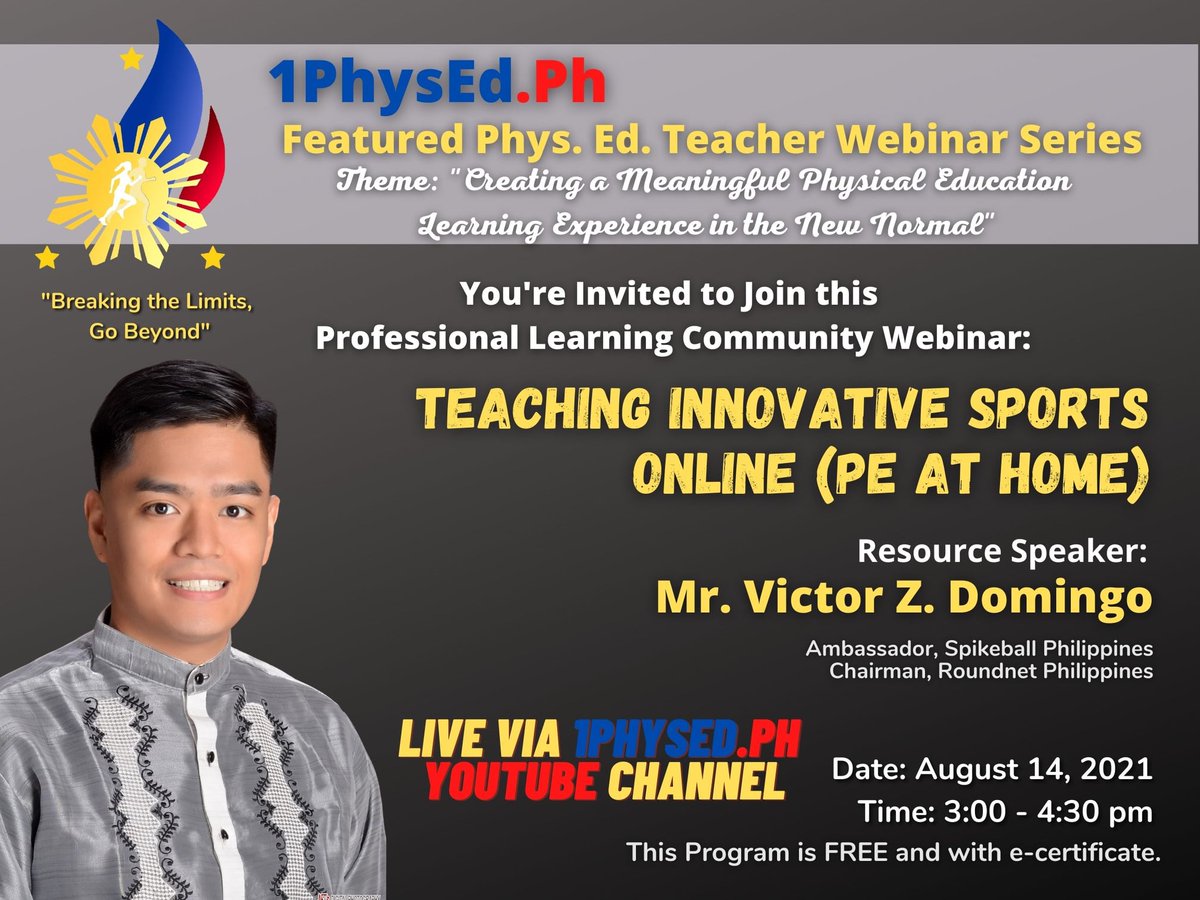 RoundnetPHIL's tweet image. Presenting later in a Webinar for Phys Ed Teachers in the Philippines: Tips on how to teach Roundnet Online.
#jointhemovement #spikeon #playwithoutboundaries
 @SpikeballEDU  , @gscssports  , @Spikeball , @spikeballchris