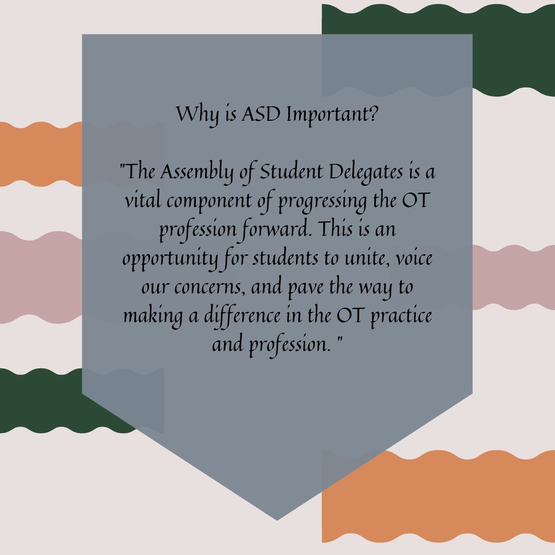 Today we are introducing our next ‘21-‘22 Steering Committee member, Marisol Busacay! Swipe ➡️ to learn more about Marisol’s role and why ASD is important to her! Continue to be on the lookout each Monday and Friday to meet the rest of the Steering Committee.
