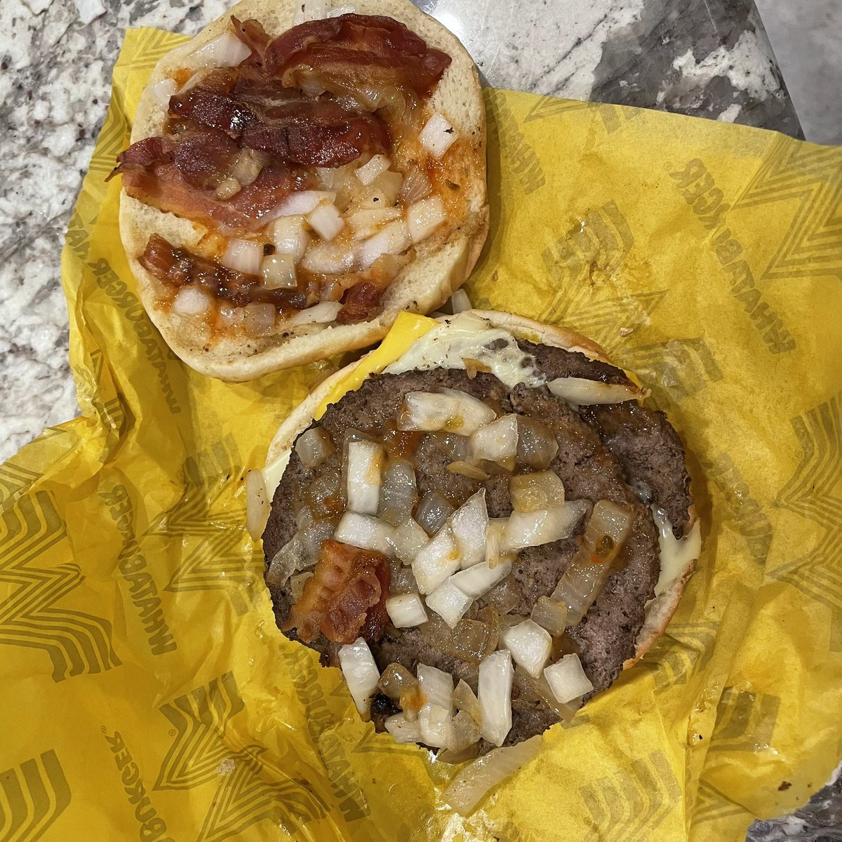 texag156's tweet image. Hey @Whataburger! No onions means NO ONIONS!!! 😡😡😡. Like Joe Pesci said in one of the Lethal Weapon movies, “They f**k you in the drive thru”!  Thanks a lot!