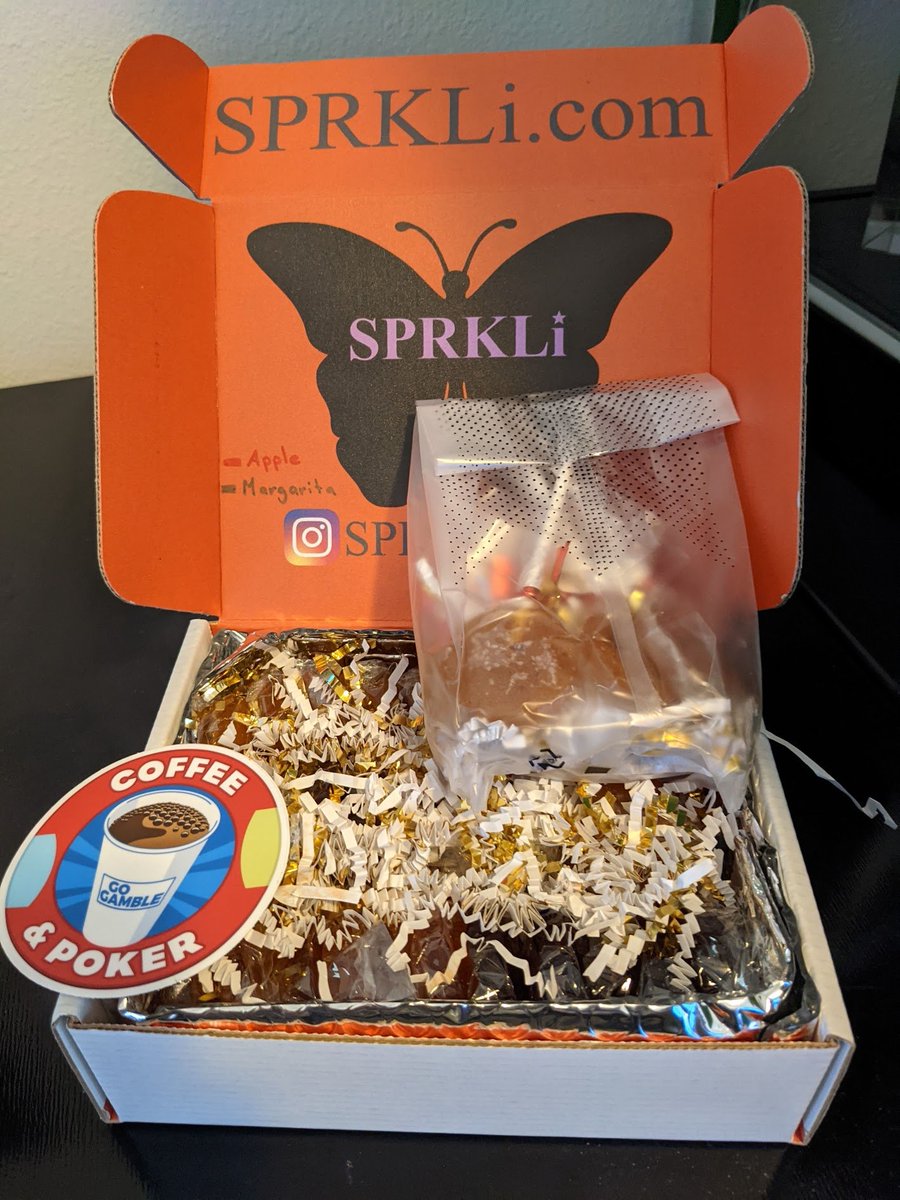 slinstill's tweet photo. My first order of SPRKLi Pops came in today!! May have just started an addiction the likes of which only @tweetjackers can understand #SPRKLi https://t.co/pi9JFZkhfz https://t.co/GI3gNk1GPW